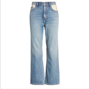 NWT Current Elliott Vanessa Crop Straight Jeans